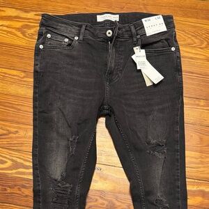 TOPMAN Mens Spray on Skinny Jeans - 32x32 with TAGS